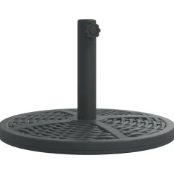 Tuin & Gazon*vidaXL Parasolvoet voor stok van Ø38 / 48 mm 12 kg rond