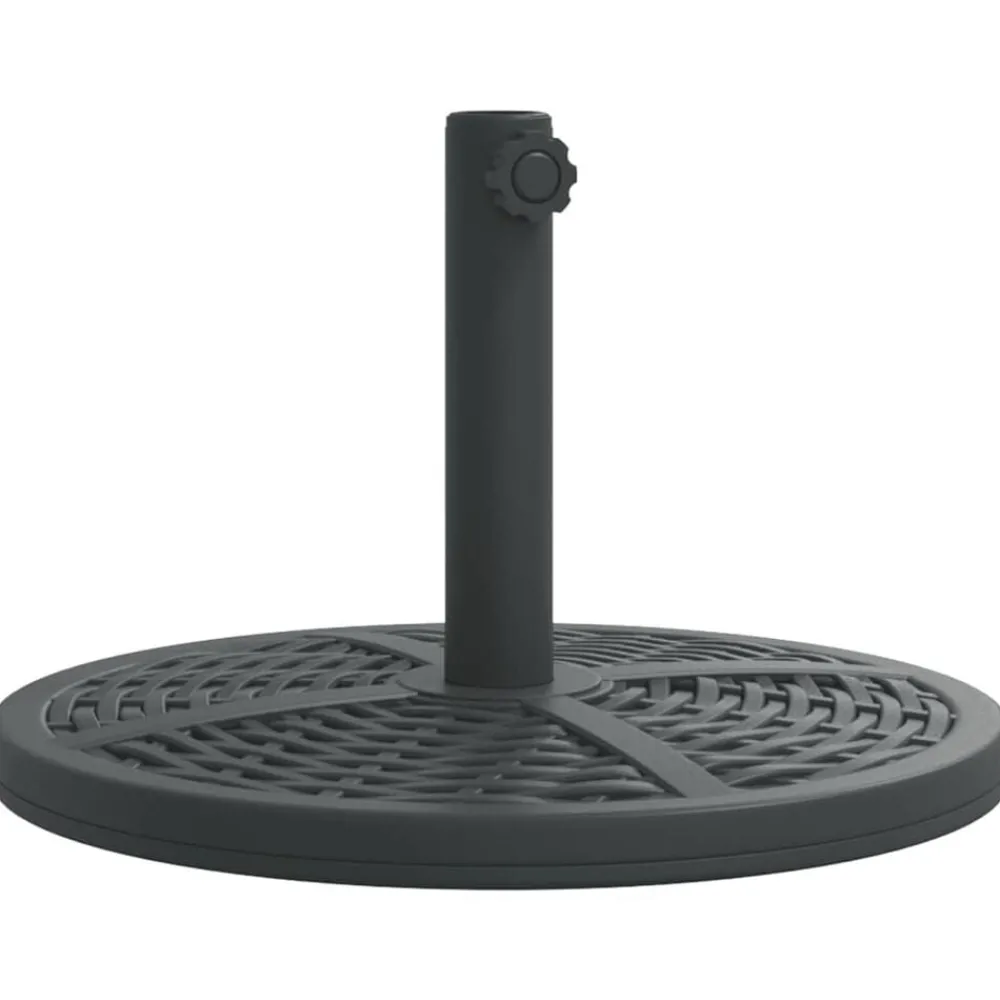 Tuin & Gazon*vidaXL Parasolvoet voor stok van Ø38 / 48 mm 12 kg rond