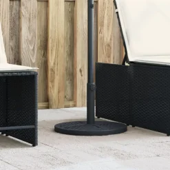Tuin & Gazon*vidaXL Parasolvoet voor stok van Ø38 / 48 mm 12 kg rond