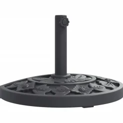 Tuin & Gazon*vidaXL Parasolvoet voor stok van Ø38 / 48 mm 9 kg halfrond