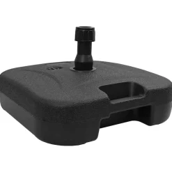 Tuin & Gazon*vidaXL Parasolvoet Zwart 45 x 45 x 29,5 cm Hoogwaardig polyethyleen