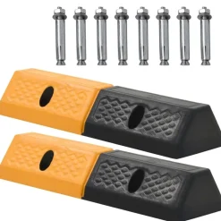 Parkeerblokken 49x15x9 cm rubber 2 st>vidaXL Discount