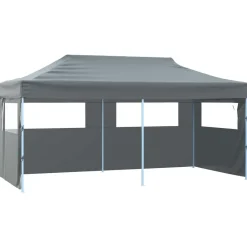 Tuin & Gazon*vidaXL Partytent 291 x 580 x 315 cm Oxford Stof Antraciet
