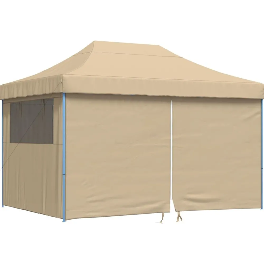 Tuin & Gazon*vidaXL Partytent 279 x 410 x 315 cm Oxford Stof Beige