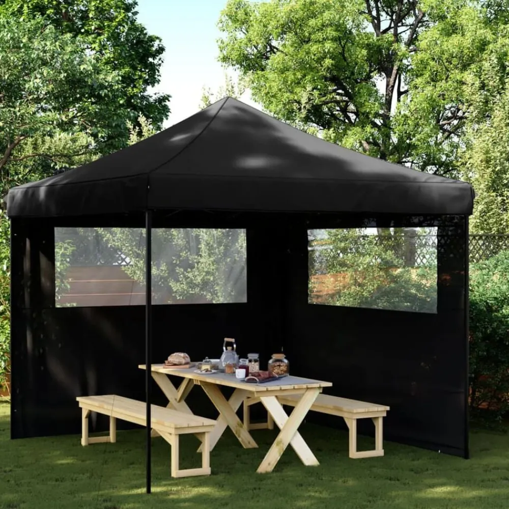 Partytent inklapbaar pop-up met 2 zijwanden>vidaXL Discount