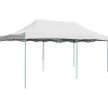 Tuin & Gazon*vidaXL Partytent inklapbaar 3x6 m staal wit