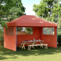 Partytent inklapbaar pop-up met 3 zijwanden kleurig>vidaXL Discount
