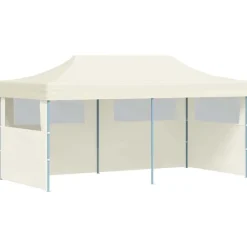 Partytent pop-up inklapbaar 3x6 m crème>vidaXL Best