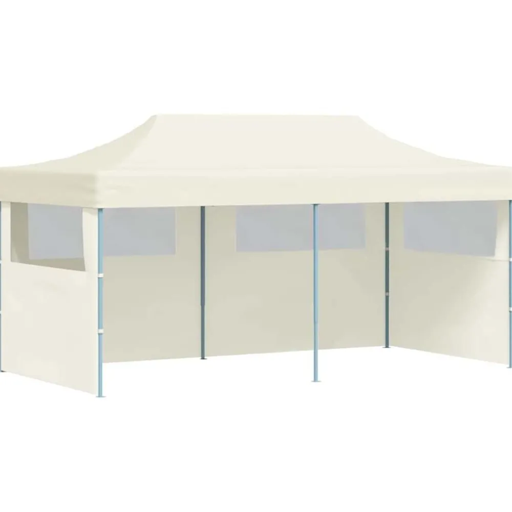 Partytent pop-up inklapbaar 3x6 m crème>vidaXL Best