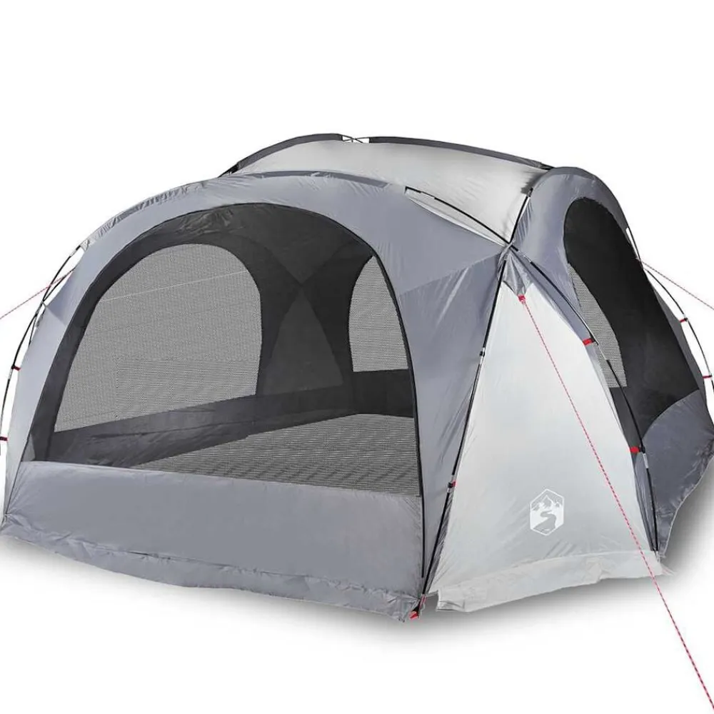 Buitensport*vidaXL Partytent waterdicht wit en Grijs