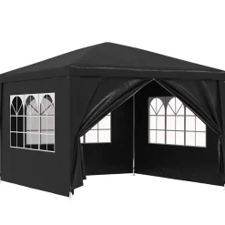 Tuin & Gazon*vidaXL Partytent 3x3 m kleurig Antraciet