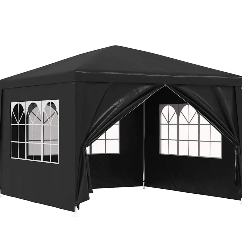 Tuin & Gazon*vidaXL Partytent 3x3 m kleurig Antraciet