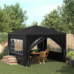 Tuin & Gazon*vidaXL Partytent 3x3 m kleurig Antraciet