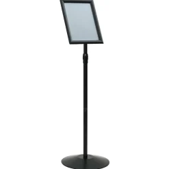 Pedestal Posterstand Zilver a3 PVC en staal>vidaXL New