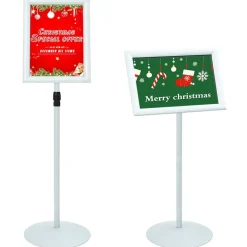 Pedestal Posterstand 33 x 33 x 126 cm PVC en staal><noscript><img width=