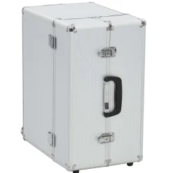 Pilotentrolley 47x39x27 cm aluminium zilverkleurig>vidaXL Outlet