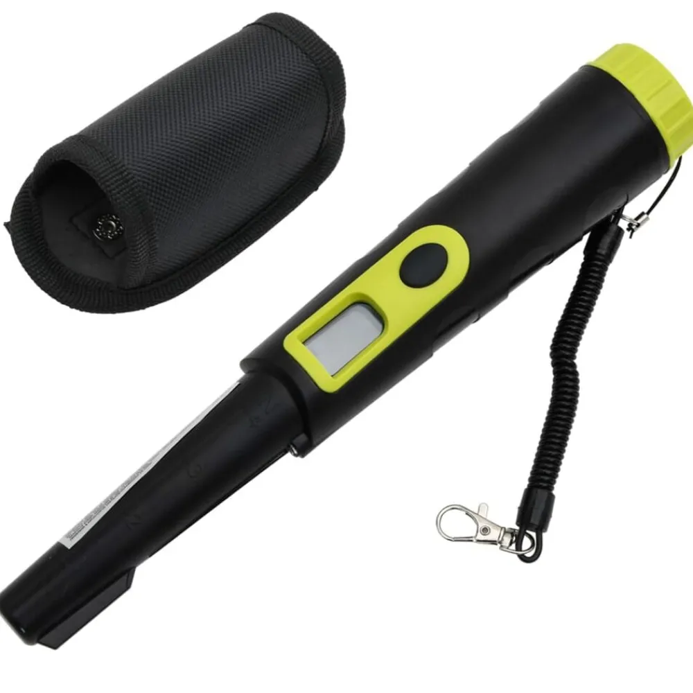 Pinpointer metaaldetector met LCD-scherm zwart en geel>vidaXL Online