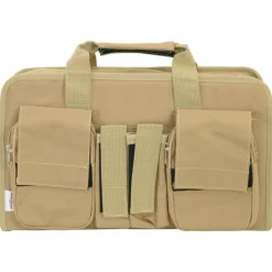 Volwassenen*vidaXL Pistooltas 40x24x10 cm oxford stof kakikleurig
