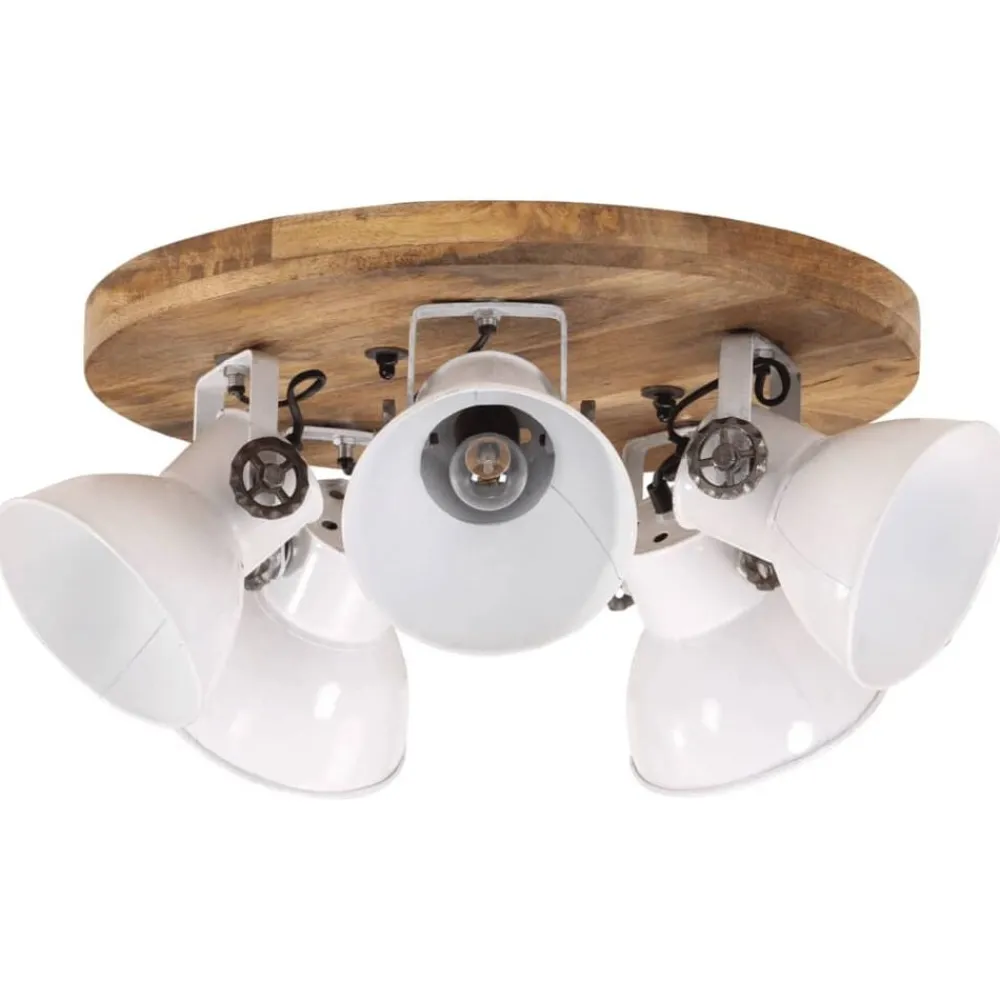 Verlichting*vidaXL Plafondlamp 25 W E27 50x50x25 cm Wit