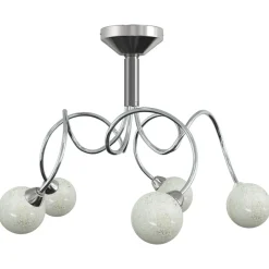 Plafondlamp met glasbollen rond 5xG9>vidaXL Outlet
