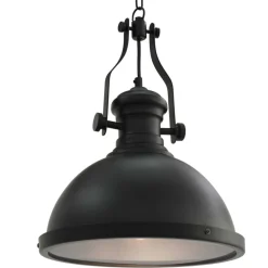 Verlichting*vidaXL Plafondlamp rond E27 Zwart
