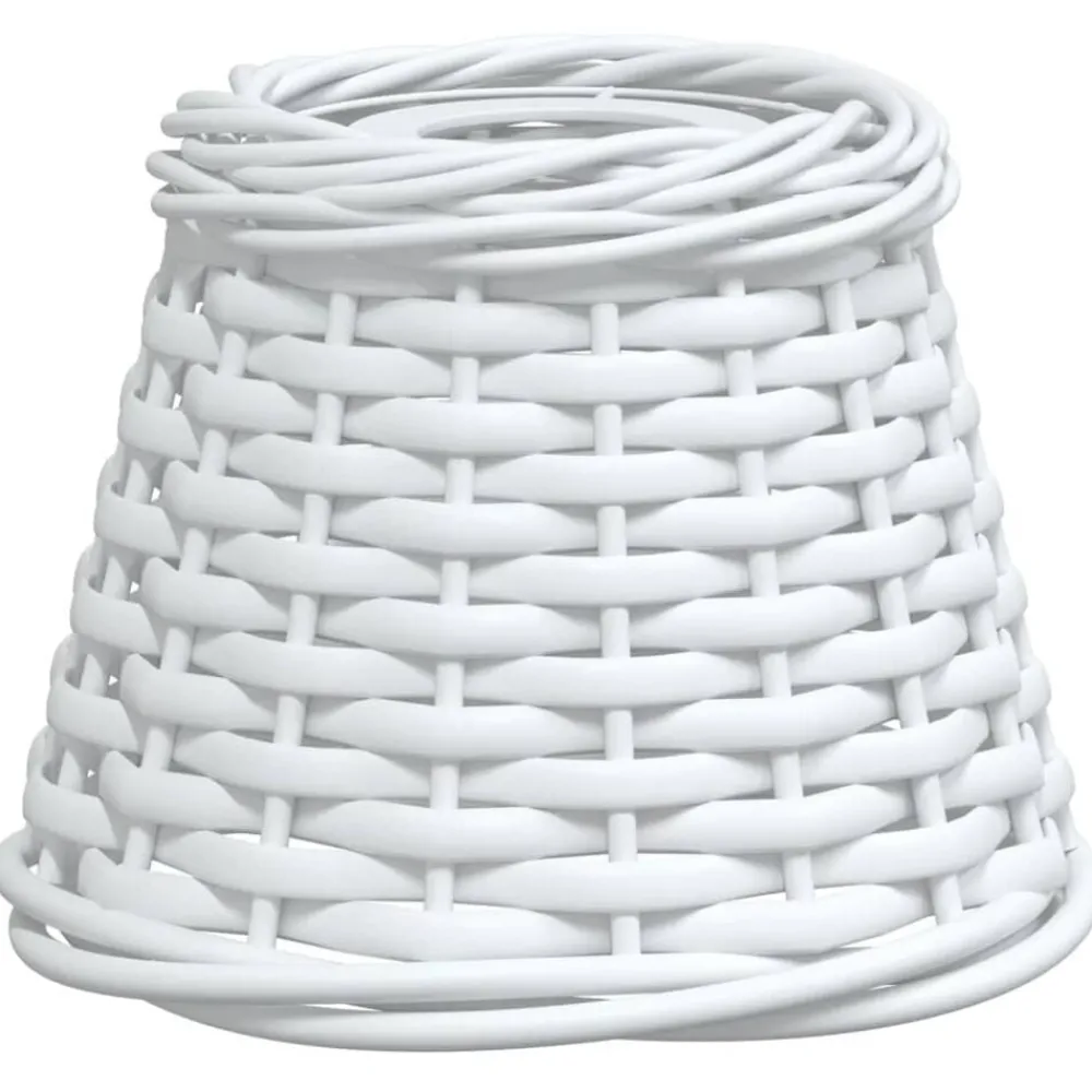 Verlichtingsaccessoires*vidaXL Plafondlampenkap Ø15x12 cm wicker Wit