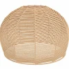 Plafondlampenkap Ø36x26 cm ijzer en papier>vidaXL