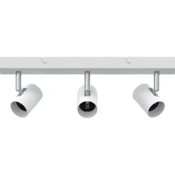 Verlichting*vidaXL Plafondspot met schijnwerpers 38 x 6,5 x 11,5 cm Metaal Wit