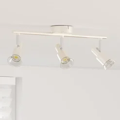 Plafondspot met schijnwerpers Nikkel 39 x 10,5 x 10,5 cm Staal>vidaXL Outlet