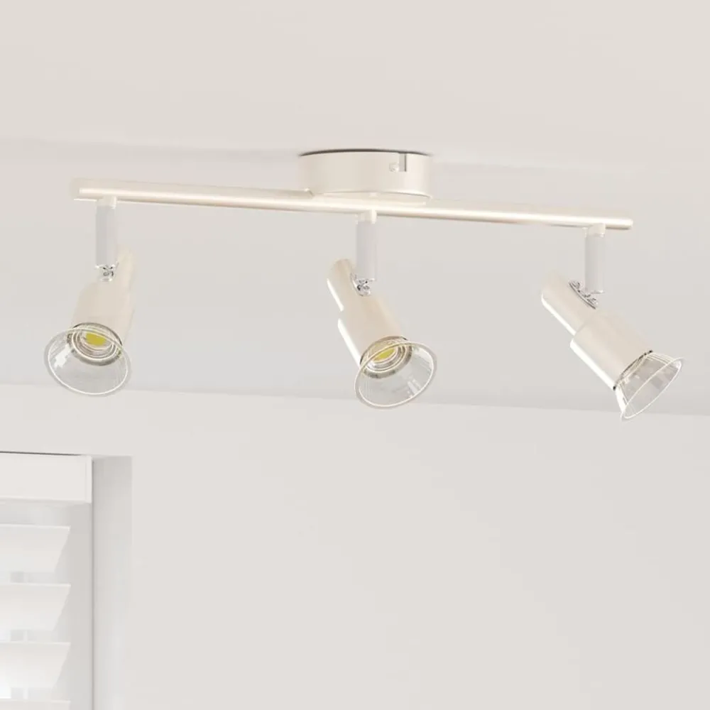 Plafondspot met schijnwerpers Nikkel 39 x 10,5 x 10,5 cm Staal>vidaXL Outlet