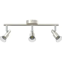 Plafondspot met schijnwerpers Nikkel 39 x 10,5 x 10,5 cm Staal><noscript><img width=