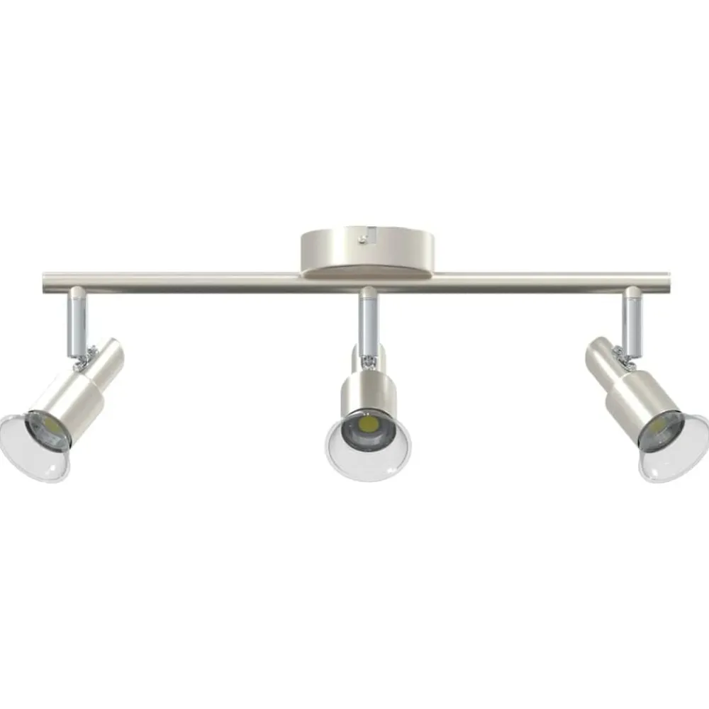 Plafondspot met schijnwerpers Nikkel 39 x 10,5 x 10,5 cm Staal>vidaXL Outlet