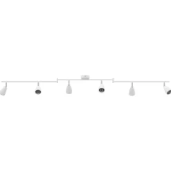 Plafondspot met schijnwerpers Wit 25.5 x 8 x 16 cm Metaal><noscript><img width=