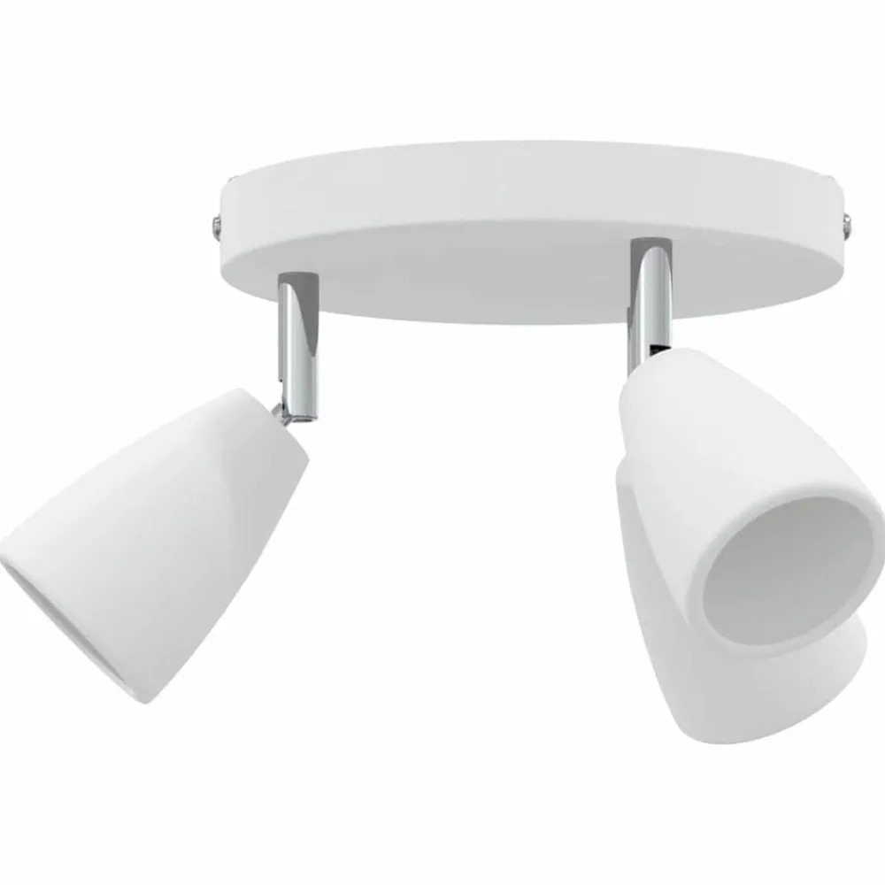 Plafondspot met schijnwerpers Wit 19 x 19 x 14,5 cm Metaal>vidaXL Sale