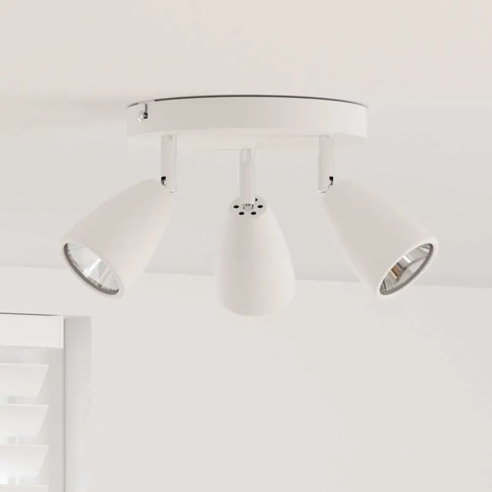 Plafondspot met schijnwerpers Wit 19 x 19 x 14,5 cm Metaal>vidaXL Sale
