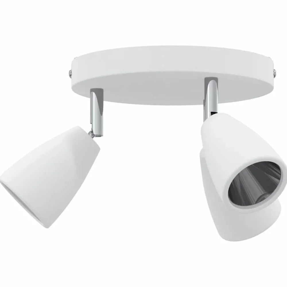 Plafondspot met schijnwerpers Wit 19 x 19 x 14,5 cm Metaal>vidaXL Sale