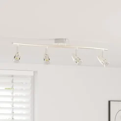 Plafondspot met schijnwerpers Nikkel 27 x 10 x 12 cm Metaal>vidaXL Discount