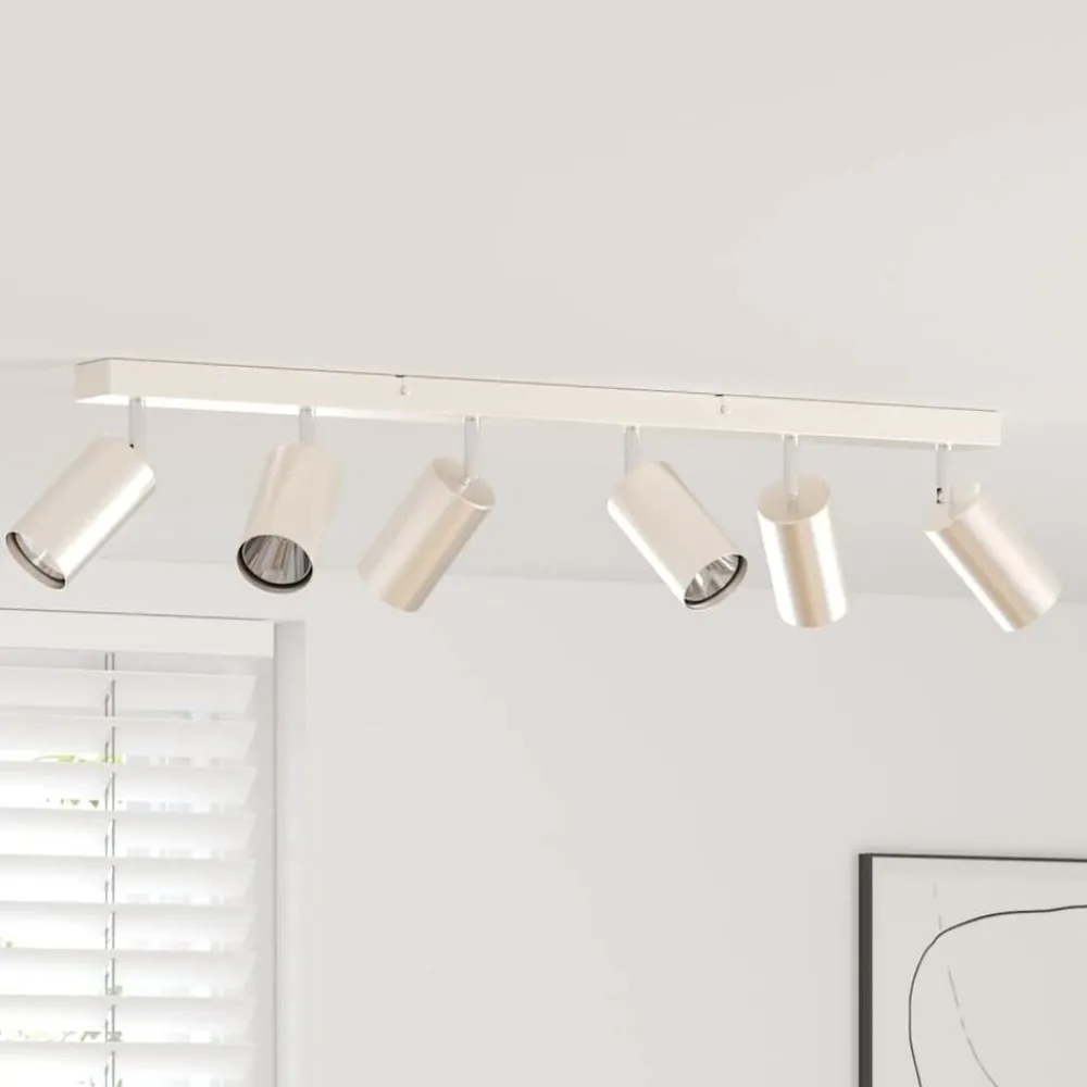 Plafondspot met schijnwerpers Nikkel 73 x 6 x 16 cm Metaal>vidaXL Online