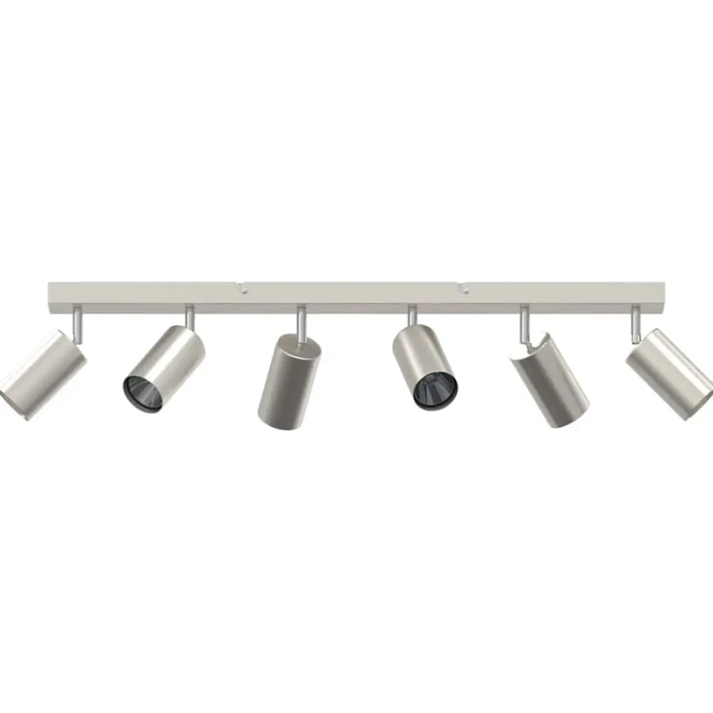 Plafondspot met schijnwerpers Nikkel 73 x 6 x 16 cm Metaal>vidaXL Online