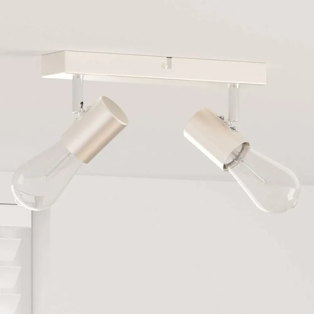 Plafondspot met schijnwerpers Nikkel 26 x 6,5 x 11,5 cm Metaal>vidaXL