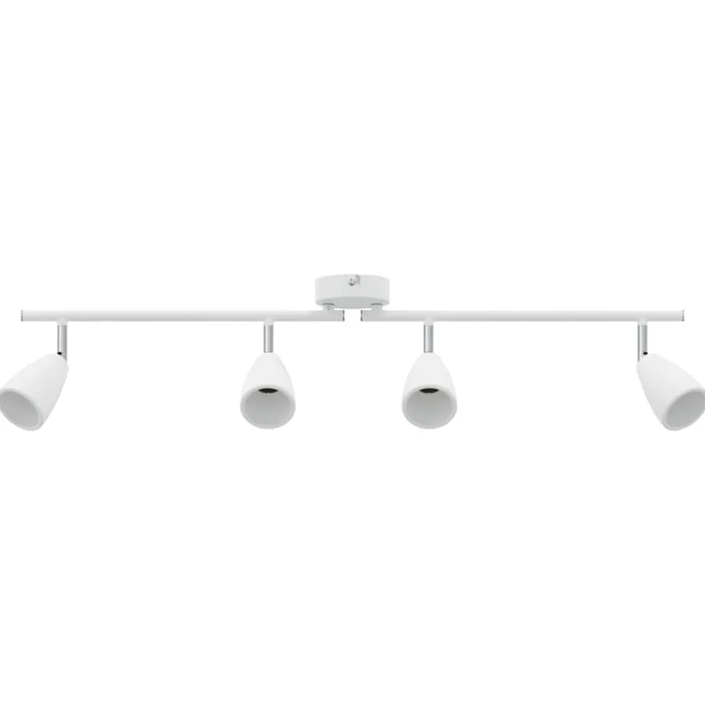 Plafondspot met schijnwerpers Wit 25.5 x 8 x 16 cm Metaal>vidaXL Discount