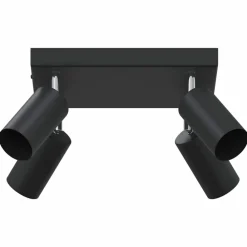 Plafondspot met schijnwerpers 26 x 26 x 16 cm Metaal>vidaXL Outlet