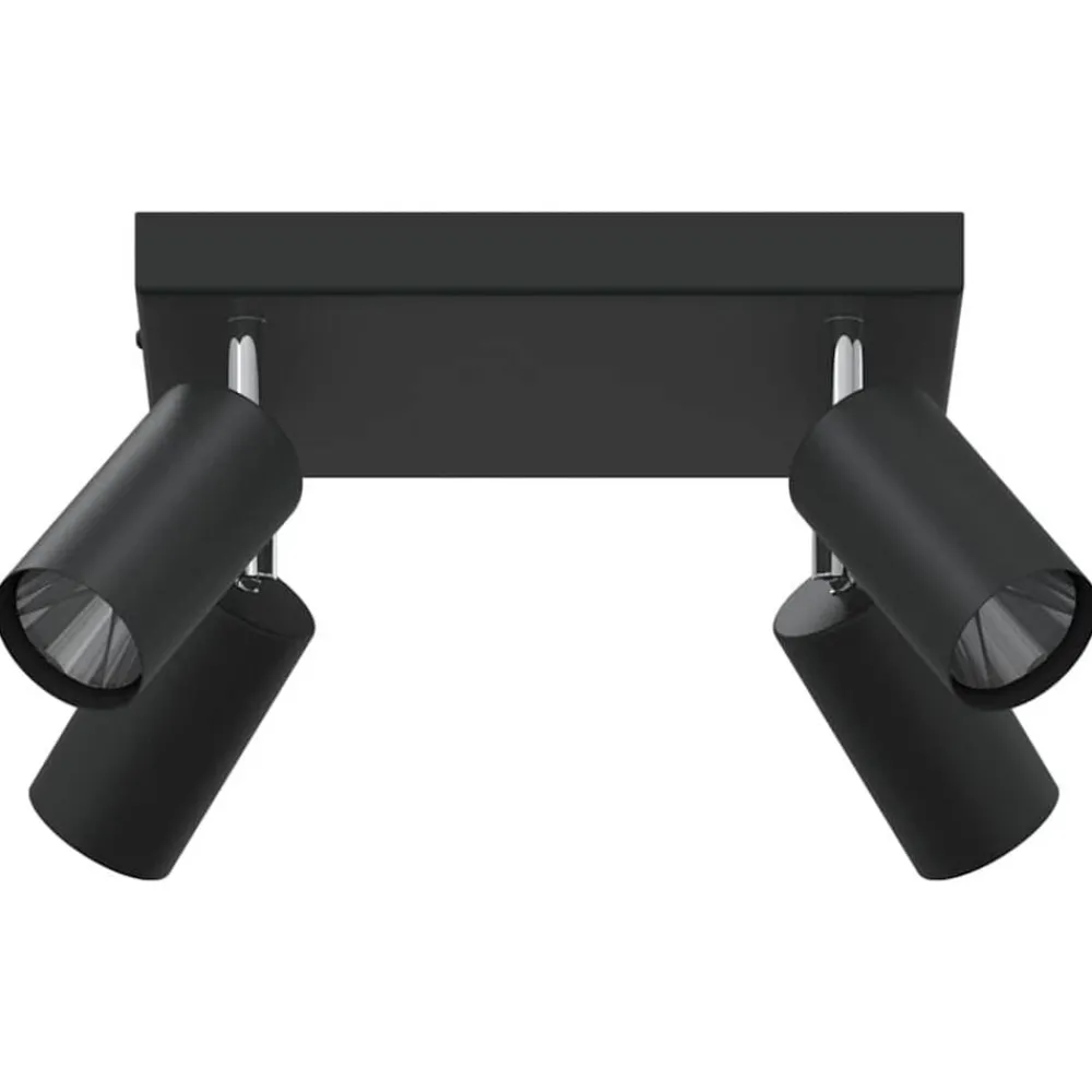 Plafondspot met schijnwerpers 26 x 26 x 16 cm Metaal>vidaXL Outlet