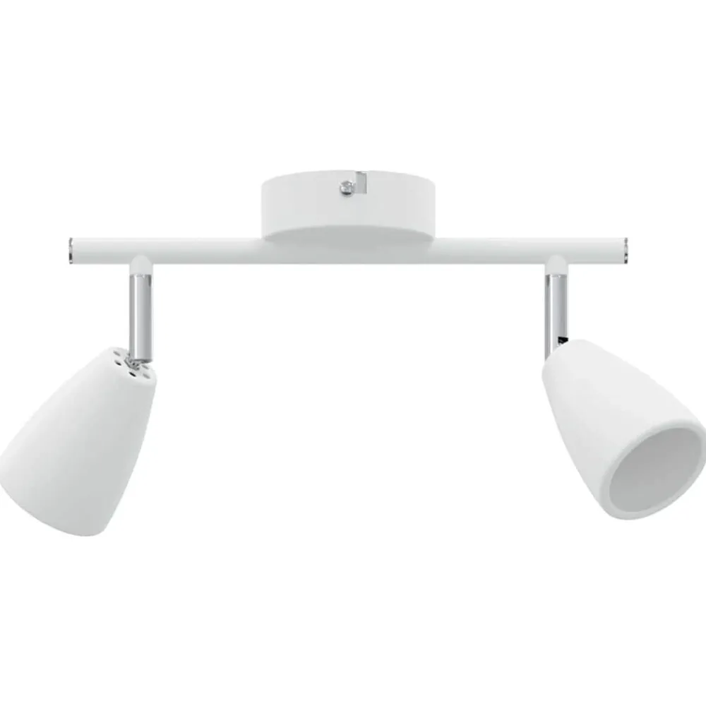 Plafondspot met schijnwerpers Wit 25.5 x 8 x 16 cm Metaal>vidaXL Online