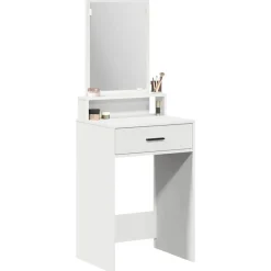 Kasten & Opbergmeubelen*vidaXL Plafondtafel met lade 50 x 41 x 140 cm Bewerkt hout Wit