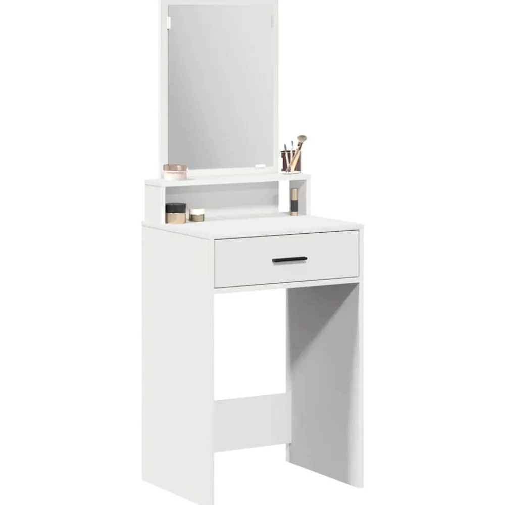 Kasten & Opbergmeubelen*vidaXL Plafondtafel met lade 50 x 41 x 140 cm Bewerkt hout Wit