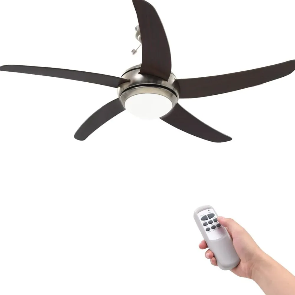 Plafondventilator met lamp 128 cm>vidaXL Clearance