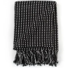 Plaid vierkanten 125x150 cm katoen><noscript><img width=