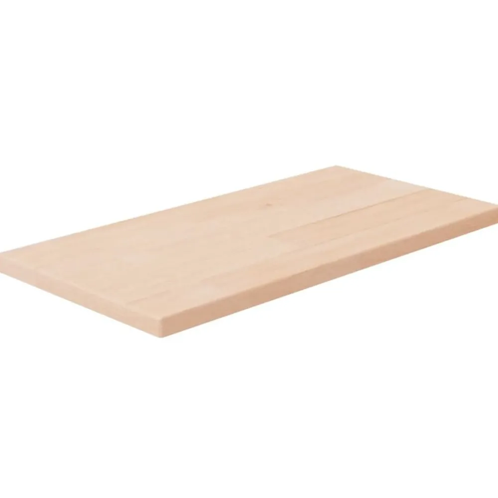 Plank 40x20x1,5 cm onbehandeld massief eikenhout>vidaXL Clearance