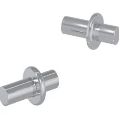 Plankhaak 2 pcs Zilver 8,6 x 8,6 x 14,6 mm Staal>vidaXL